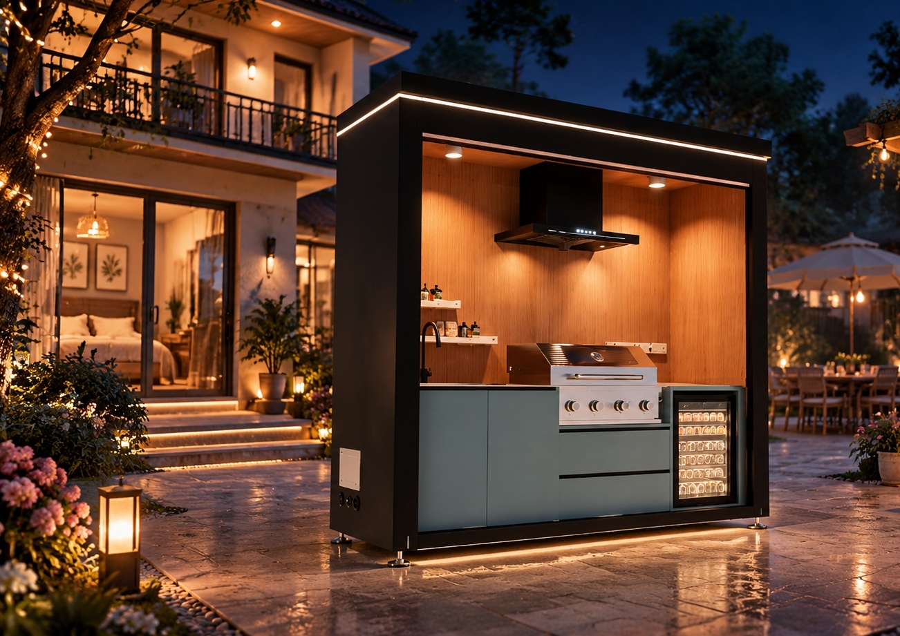 KAISTEEL PRO 2300 mm outdoor kitchen